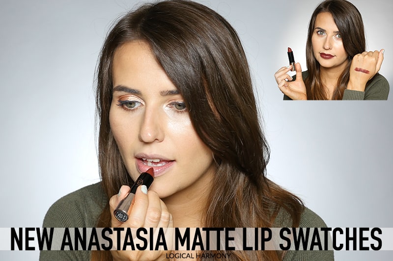 Anastasia Beverly Hills Matte Lipstick Swatches & Try On