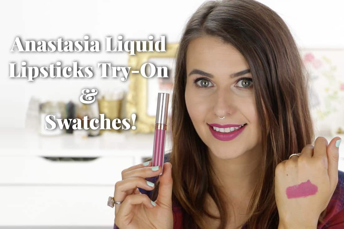 Anastasia Vegan Liquid Lipsticks Try On & Swatches