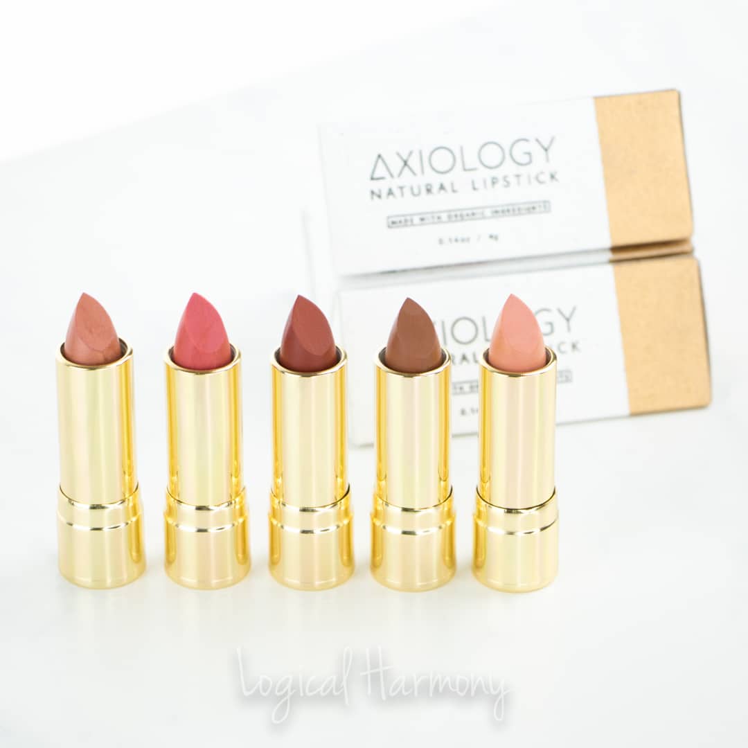 Axiology Lipstick Swatches, Try-On & Review