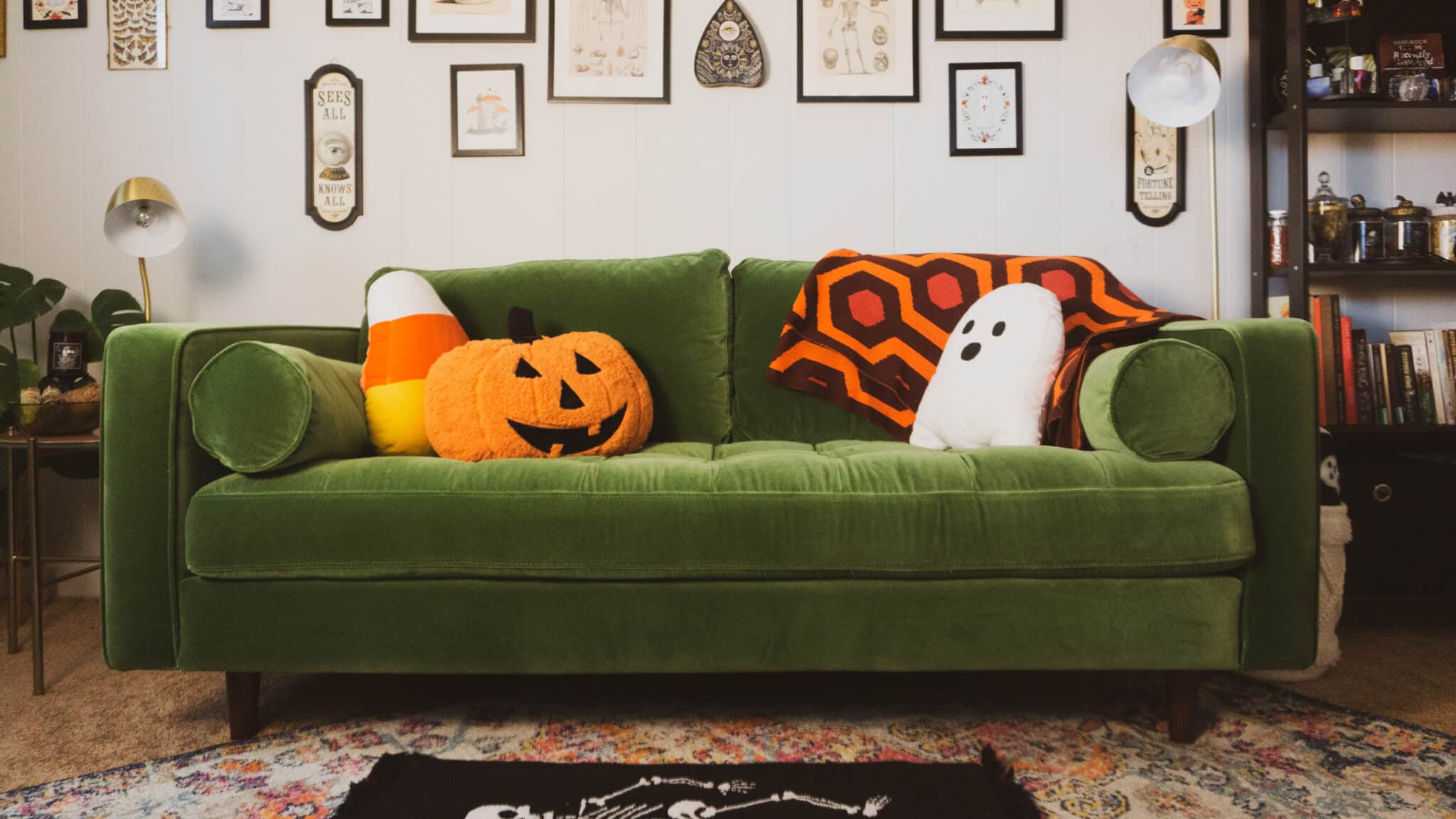 Decorate My Spooky Mid-Century Modern Home Office with Me & Article!