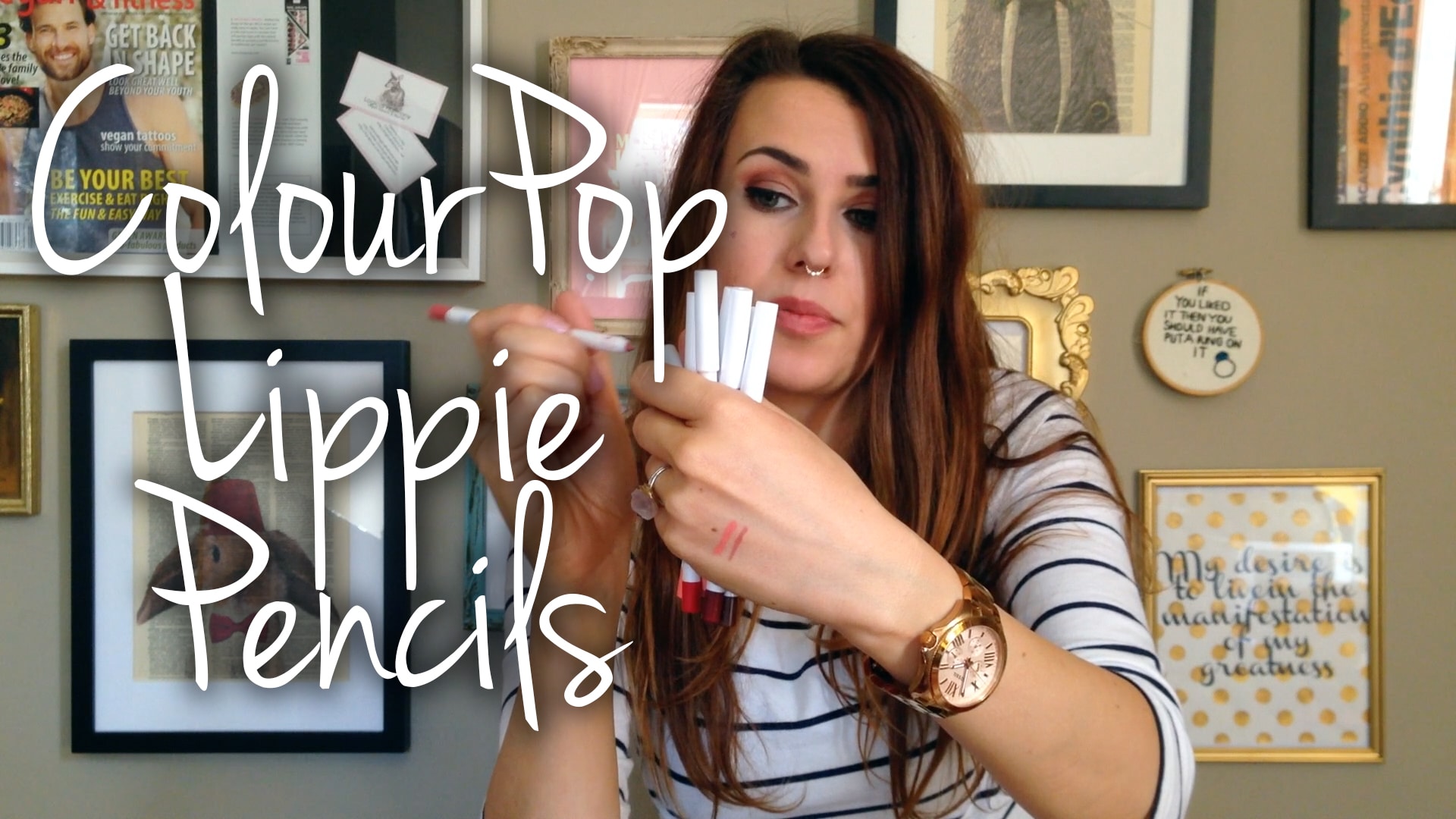 ColourPop Lippie Pencil Swatches & Haul Video
