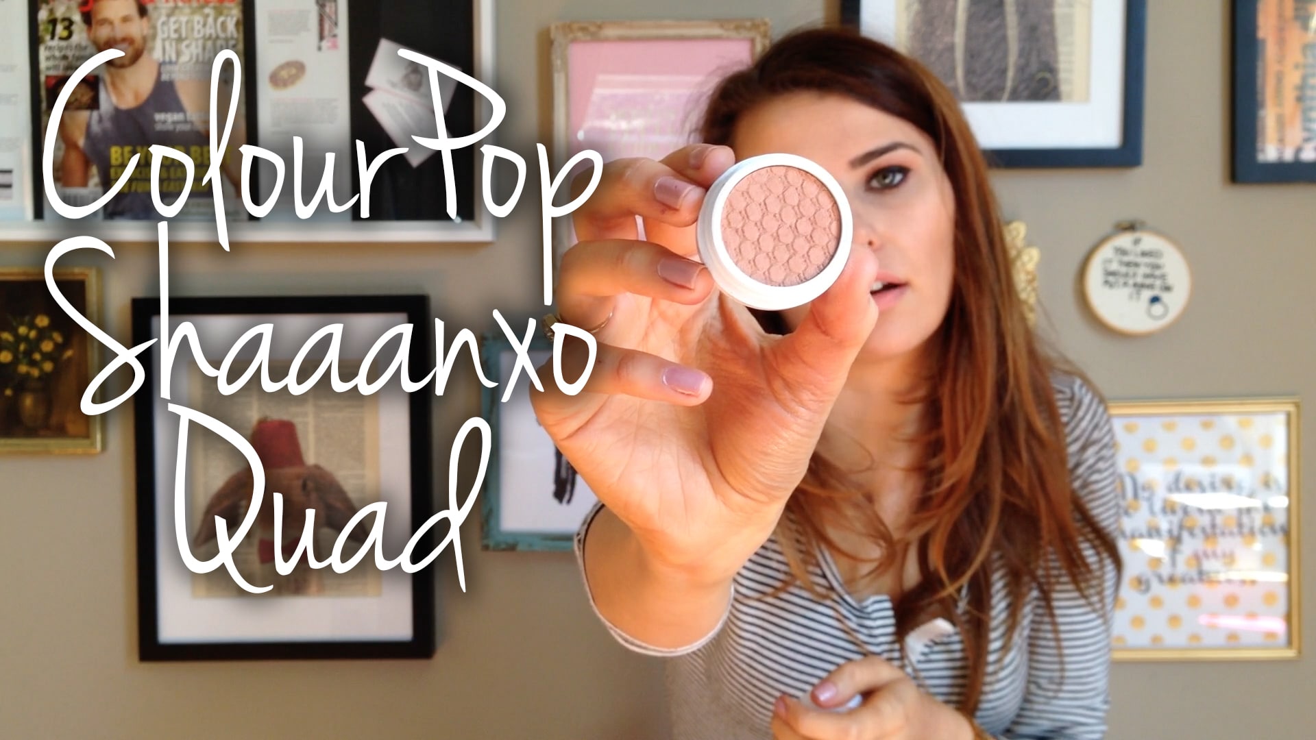 ColourPop x Shaaanxo Quad First Impressions & Swatches Video