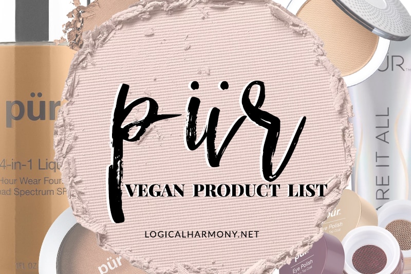 Pur Cosmetics Vegan Products List