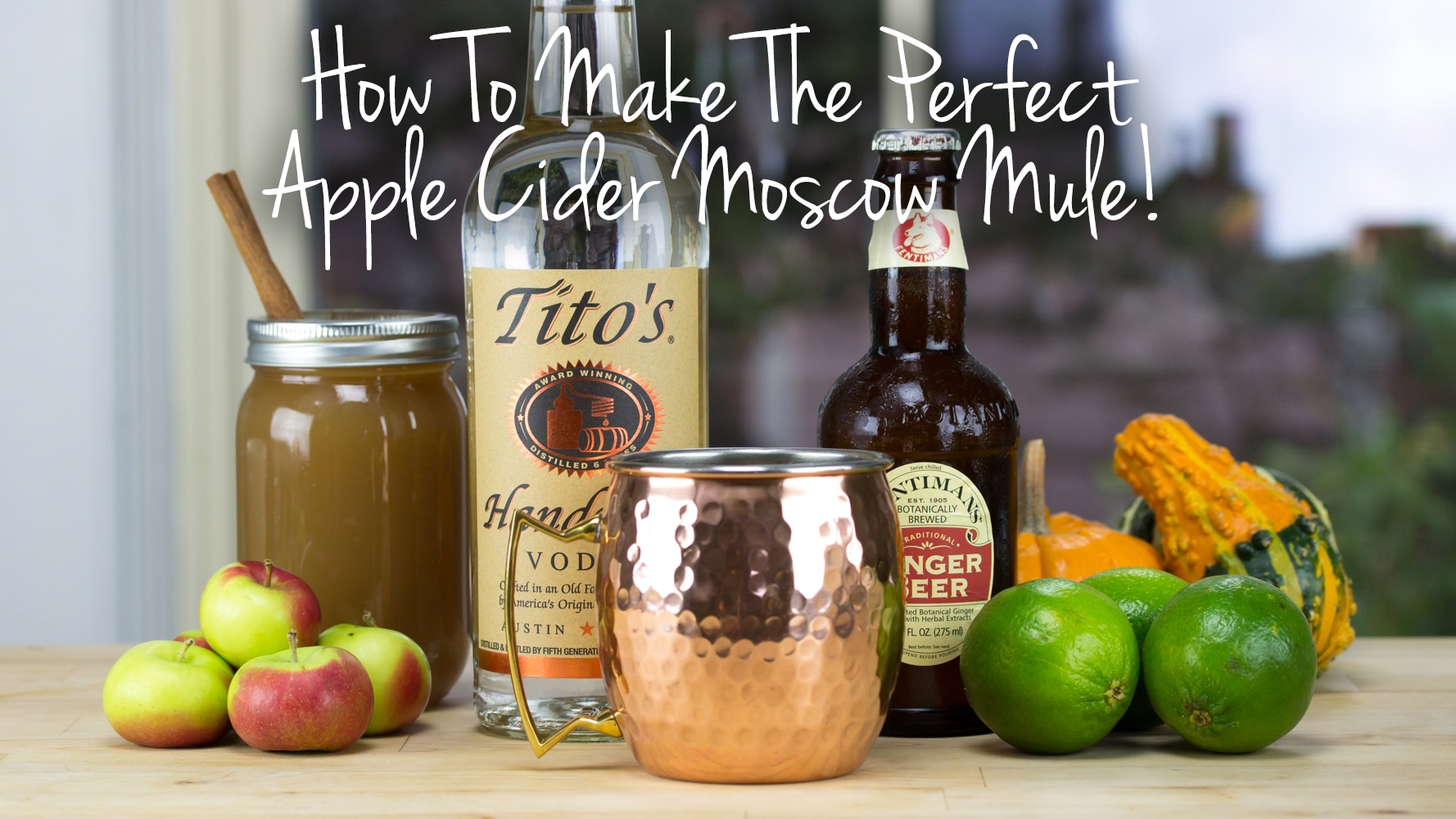 How to Make the Perfect Apple Cider Moscow Mule with Nov and Somm