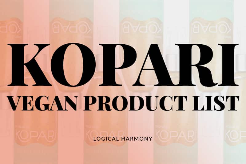Kopari Vegan Product List