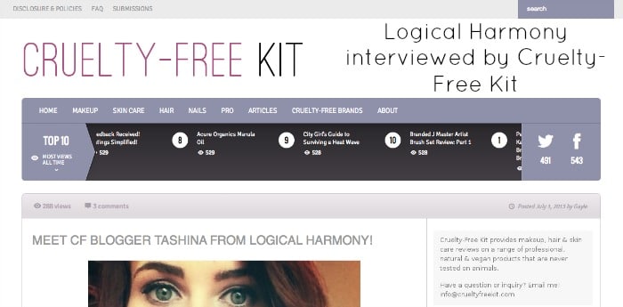 Logical Interview on Cruelty-Free Kit