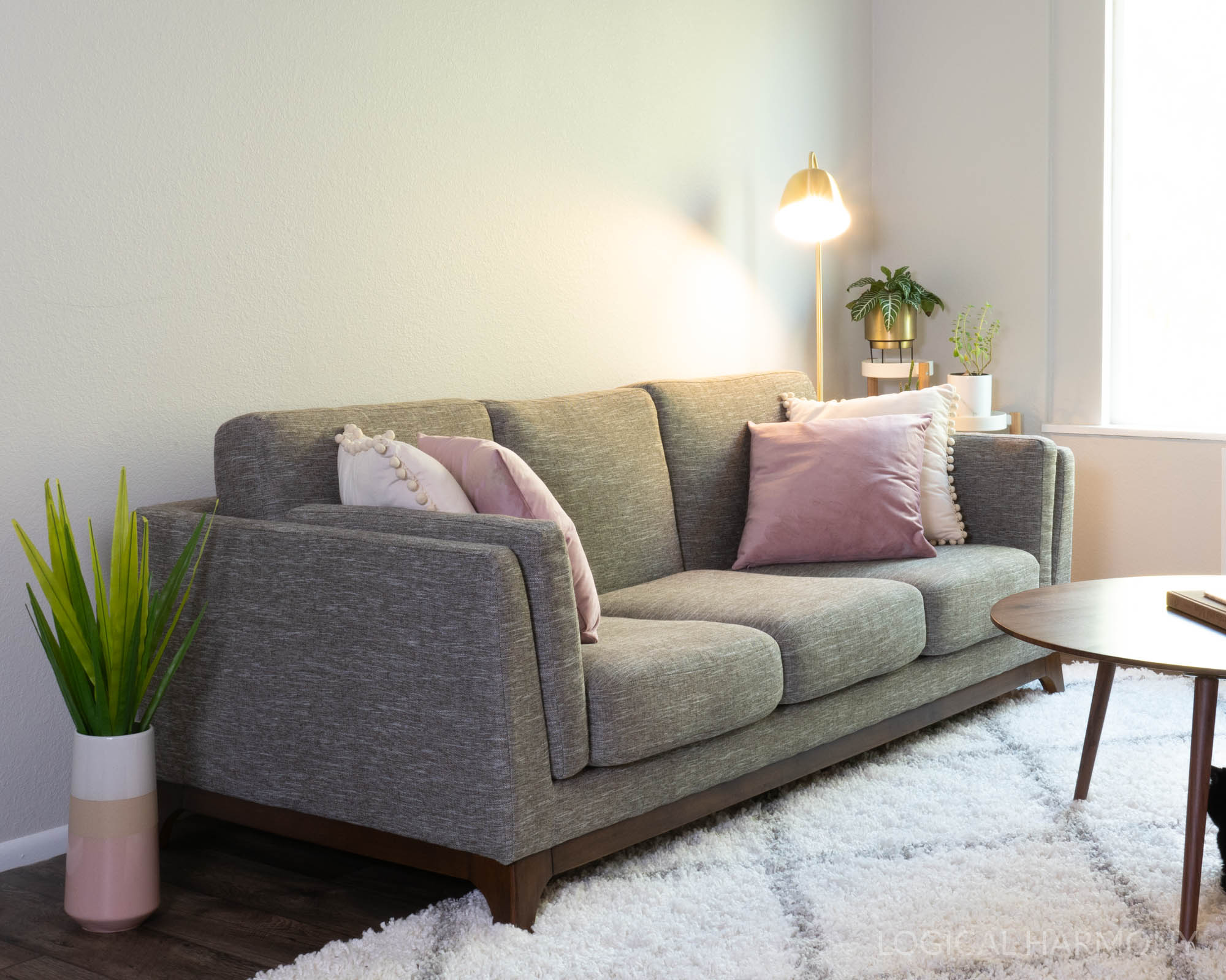 My Living Room Tour & Makeover with Article Vegan-Friendly Furniture!
