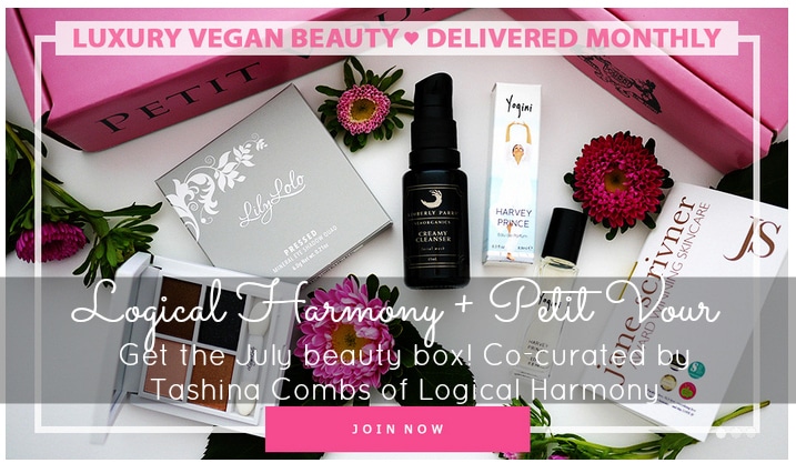 Logical Harmony is Co-Curating the July Petit Vour Beauty Box!