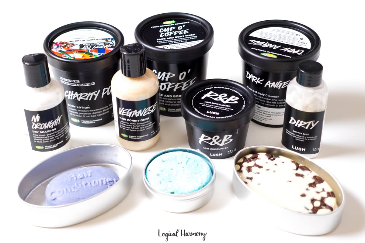 Lush Self-Preserving & Vegan Products