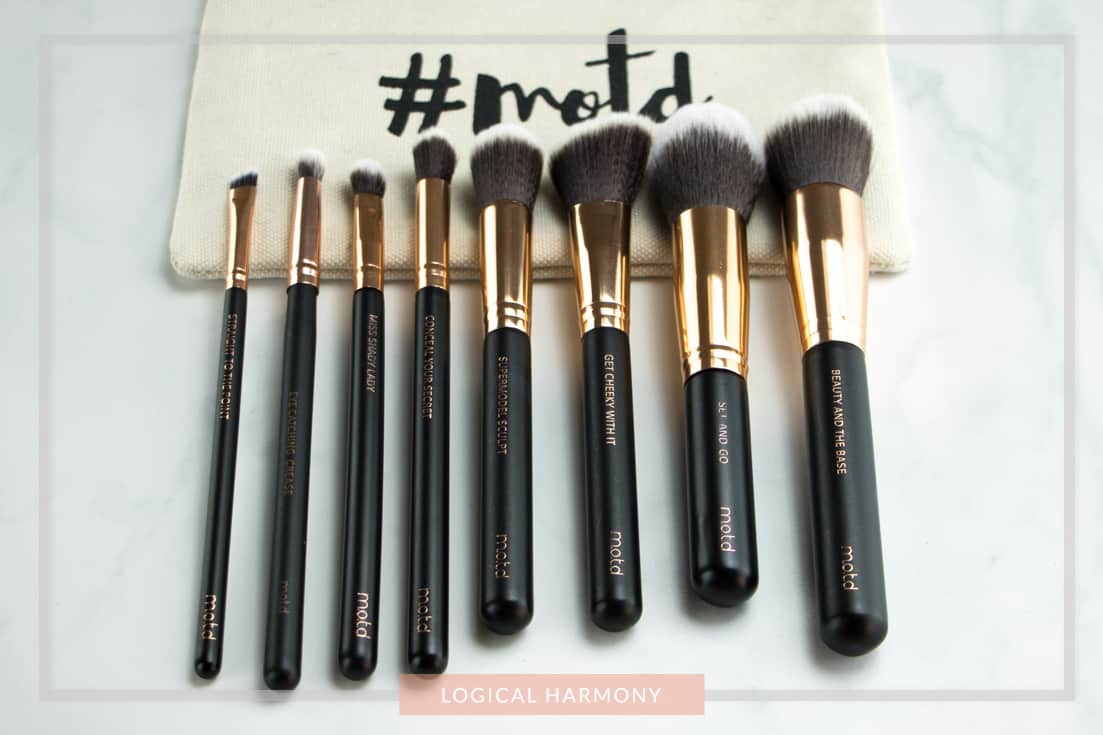 MOTD Cosmetics Lux Makeup Brush Essentials Set