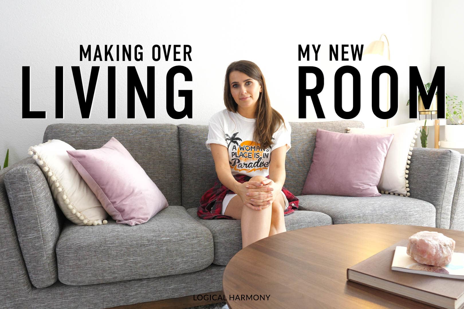 My Living Room Tour & Makeover with Article Vegan-Friendly Furniture!