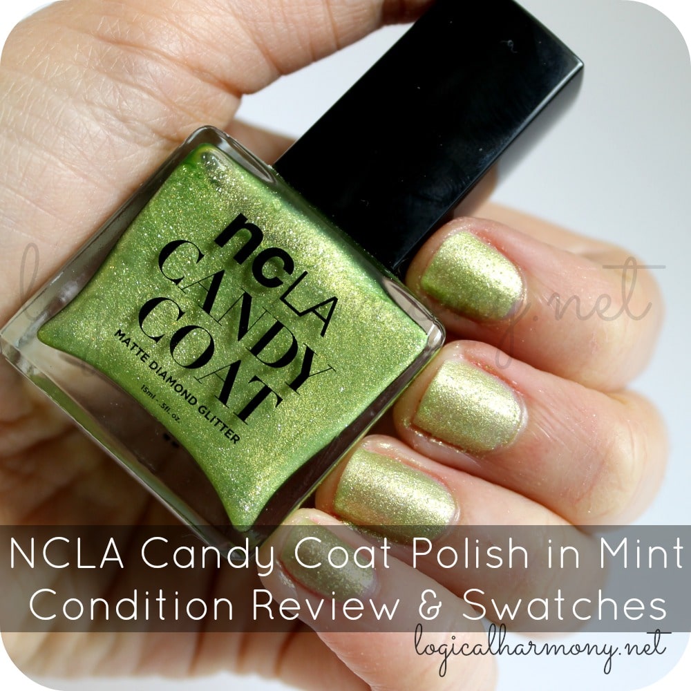 NCLA Candy Coat Polish in Mint Condition Review & Swatches