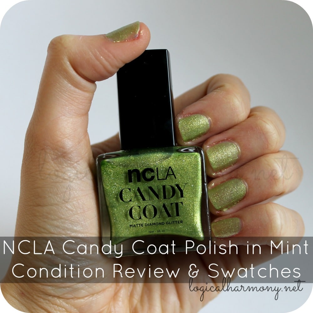 NCLA Candy Coat Polish in Mint Condition Review & Swatches