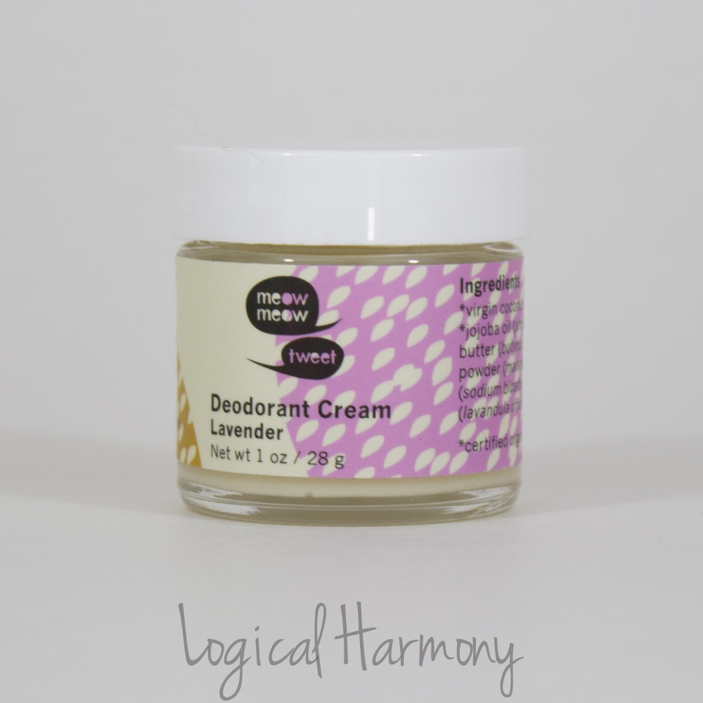 Petit Vour December Beauty Box Review - eow Meow Tweet Deodorant Cream in Lavender