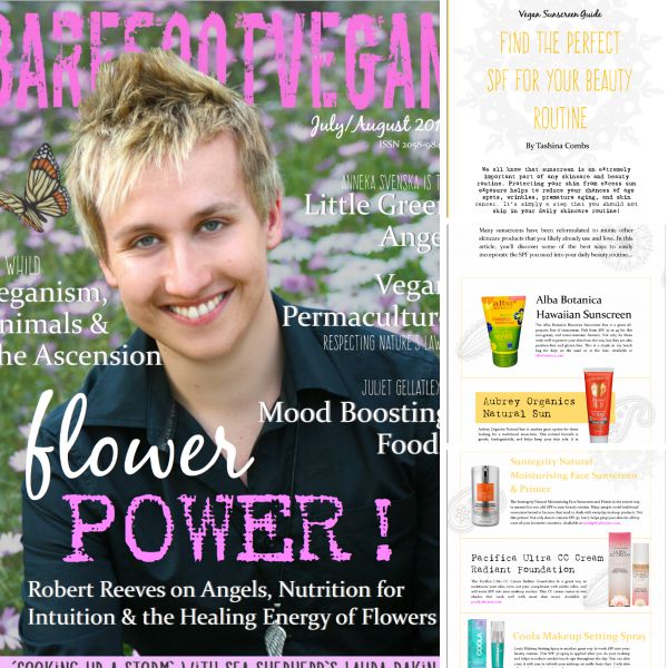 Tashina Combs of Logical Harmony for Barefoot Vegan Magazine July 2015