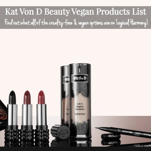 Updated Kat Von D Beauty Vegan Products List