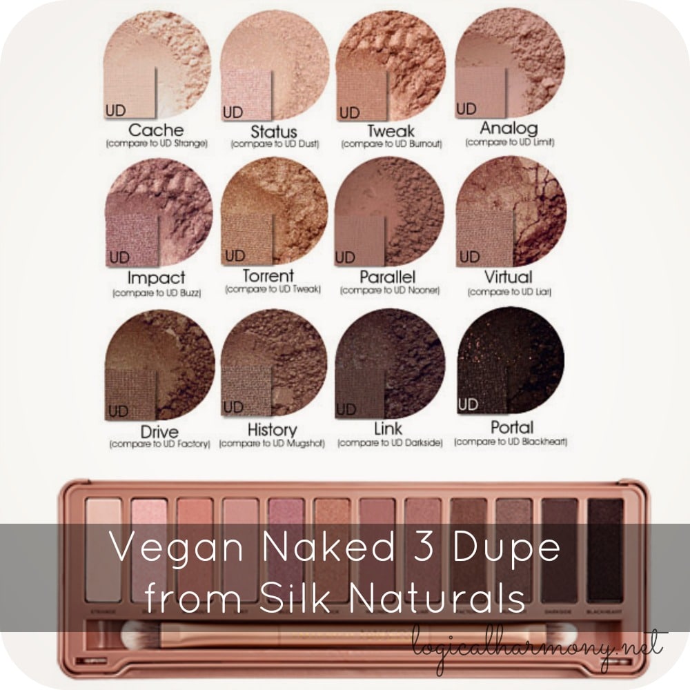 Vegan Naked 3 Dupe from Silk Naturals