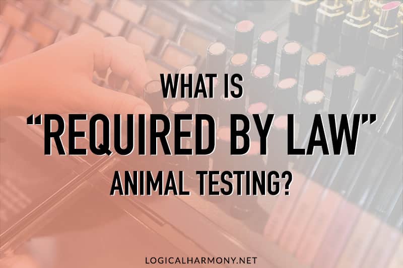 What is Required by Law Animal Testing?